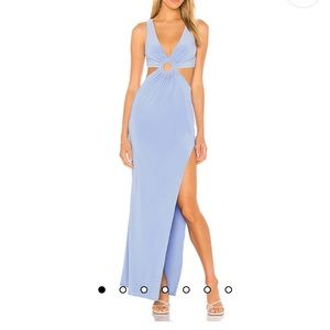 Song of Style Cecilia Maxi Dress Cornflower Blue Women's Size XS